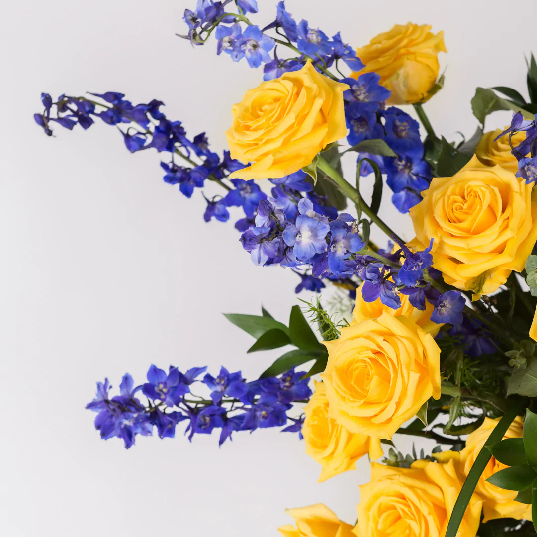 Yellow Bright Long Stem Roses (Add On) - Image 2